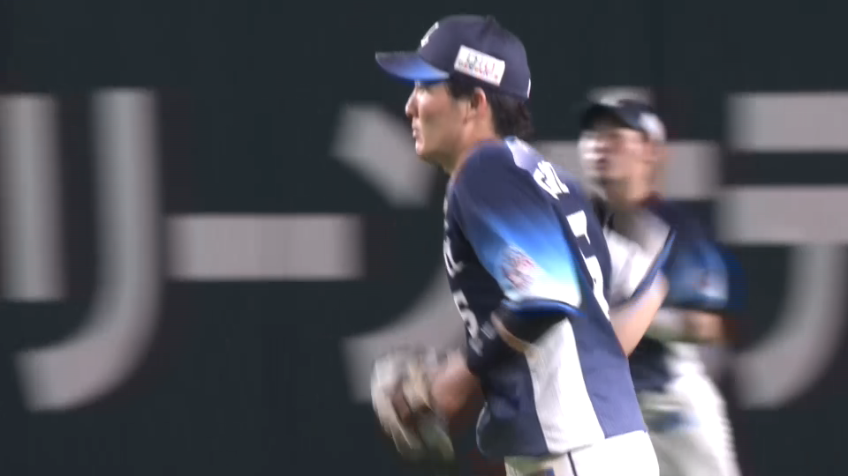 6回裏・L源田 今日も華麗にショートゴロを捌く!!