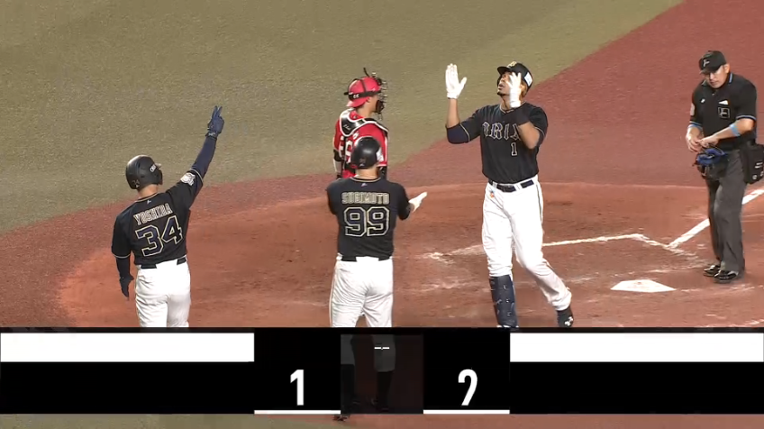 5回表・Bモヤ 逆転となる3ランホームランを放つ!!