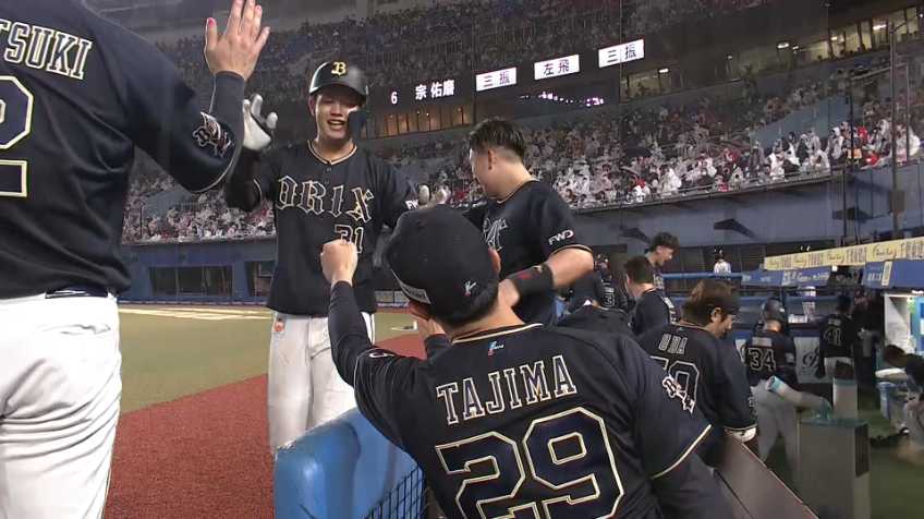 8回表・B太田 確信弾!! 第3号となる同点ソロホームランを放つ!!