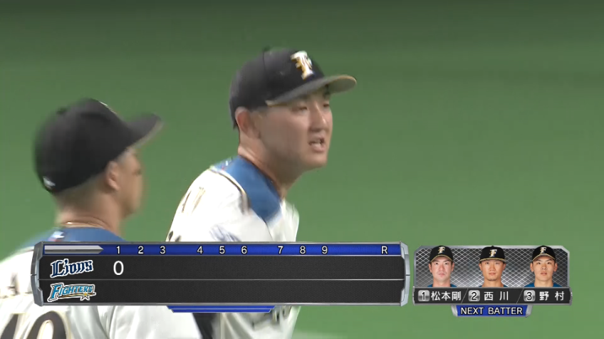 1回表・F立野 初回からピンチを招くも無失点で切り抜ける好投を見せる!!
