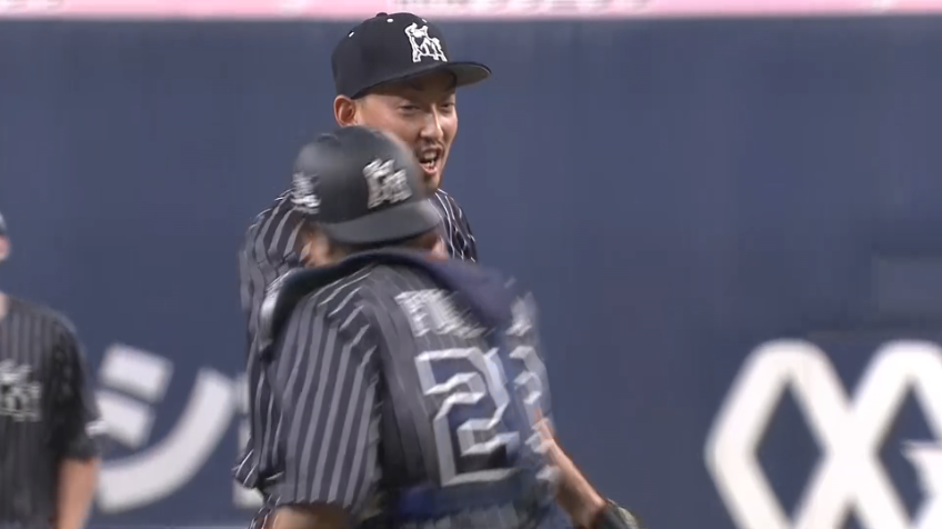 9回表・B平野佳 ピンチを招くも最後はダブルプレーで試合終了!!