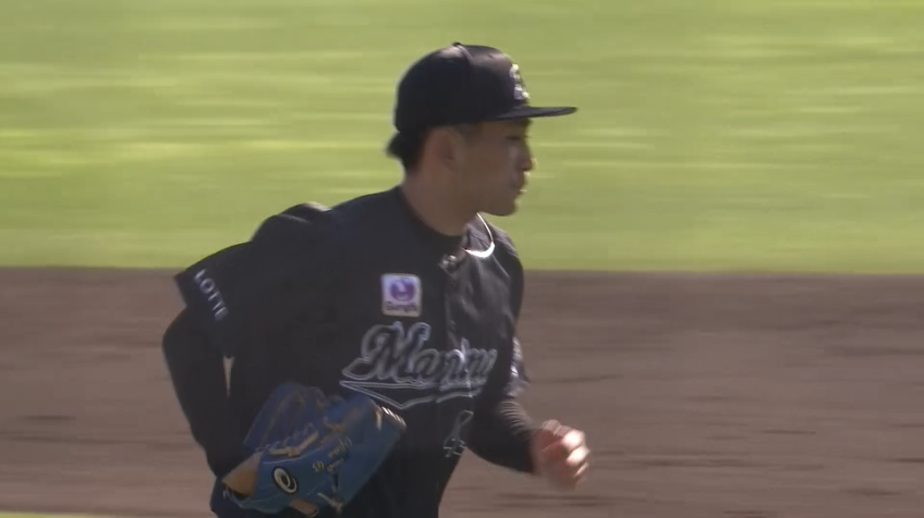 3回裏・M小島 楽天打線を3回までノーヒットに抑える!!