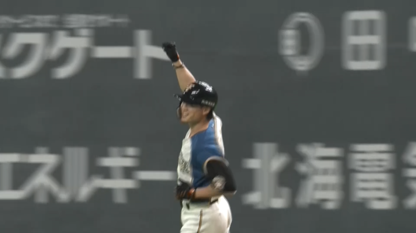 9回裏・F西川 18打席ぶりのヒットは試合を決める代打サヨナラタイムリー!!
