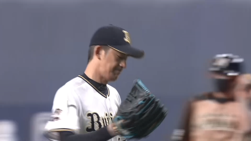 7回表・B能見 これぞベテランの仕事!! 空振り三振でピンチを断ち切る!!