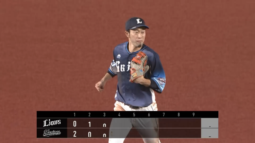 3回裏・L外崎 華麗なグラブさばきを見せる!!