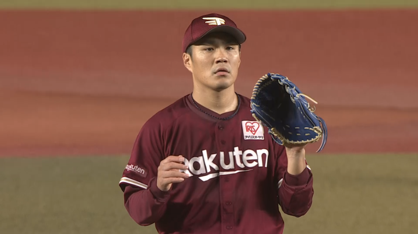 6回裏・E則本 本日、10奪三振目!!