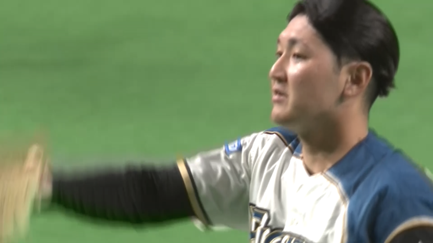 6回表・F立野 Mマーティンを空振り三振に斬る!!