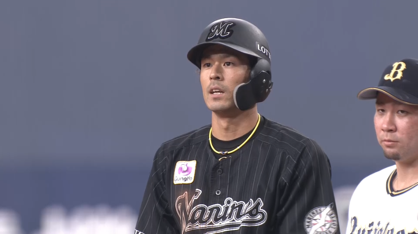 5回表・M岡 着実に点差を広げるレフトへのタイムリーヒット!!