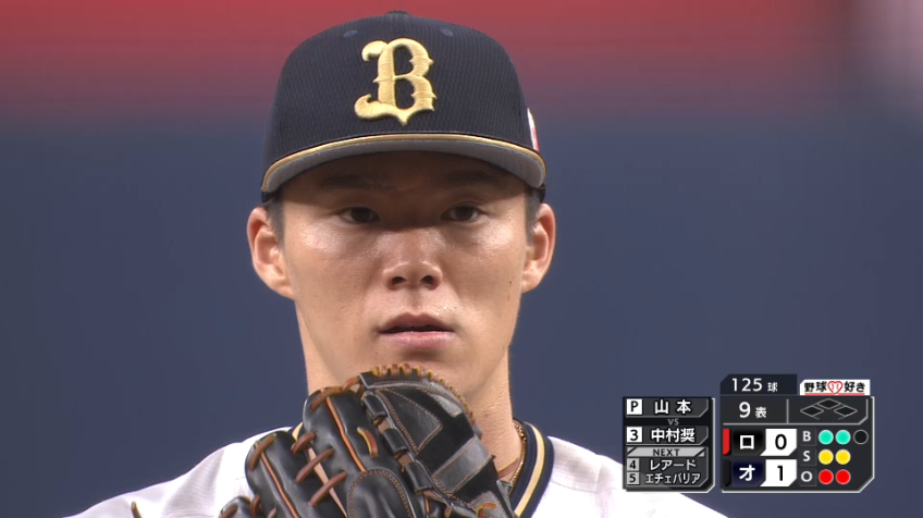 9回表・B山本 9回126球10奪三振の圧巻の投球で完封勝利!!