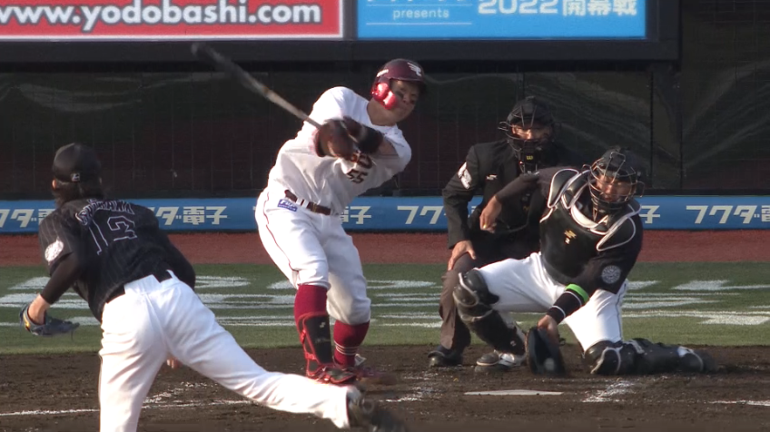 3回裏・M石川歩 鋭く落ちる変化球で空振り三振を奪う!!