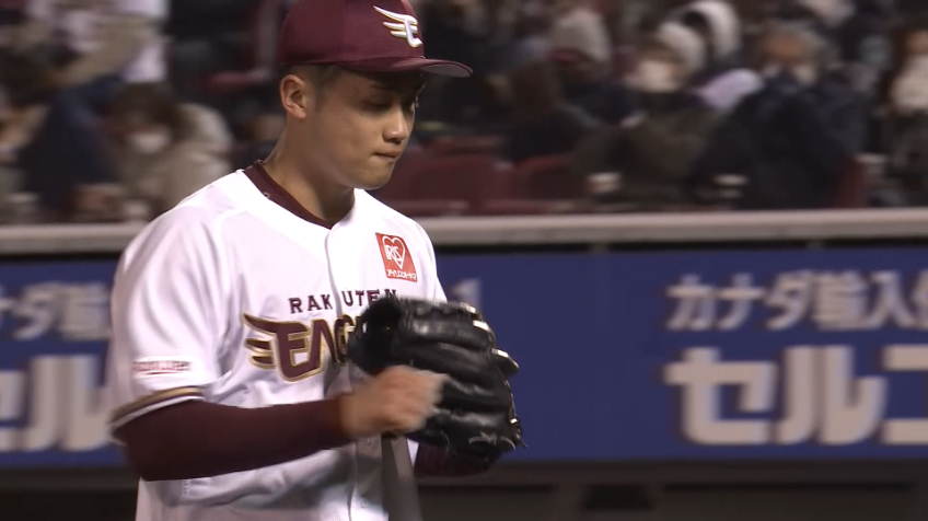 9回表・E小峯新陸 満塁の場面を踏ん張ってプロ初登板を無失点で切り抜ける!!