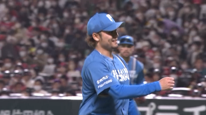 6回裏・F伊藤大海 自身初の中継ぎ登板で快投!! 2イニングをノーヒットに抑える!!