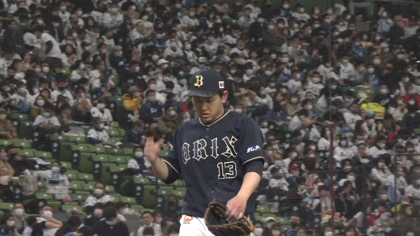 3回裏・B宮城大弥 L中村剛也、山川穂高から連続三振を奪う!!