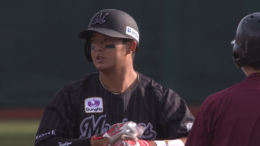 8回表・M佐藤都志也 反撃開始!! 1点差に迫るタイムリーヒット!!