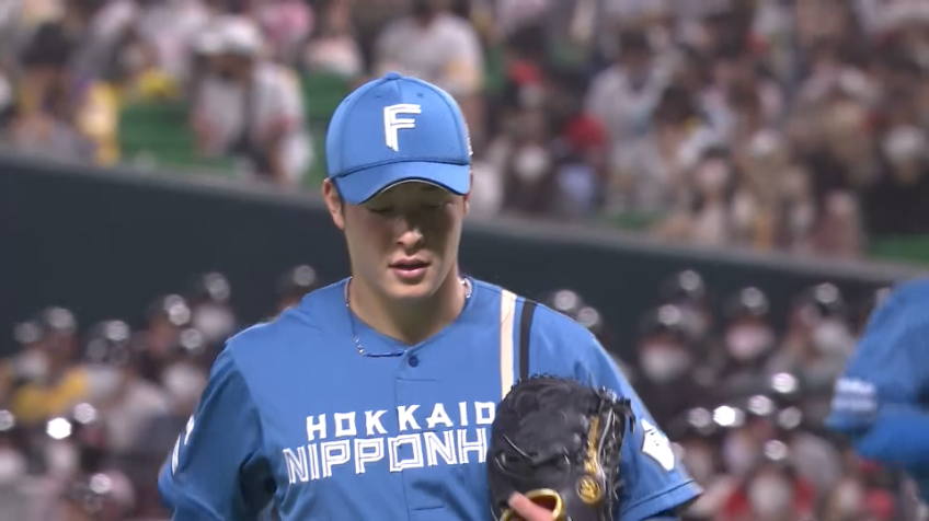 2回裏・F吉田輝星 渾身のストレートで見逃し三振を奪う!!