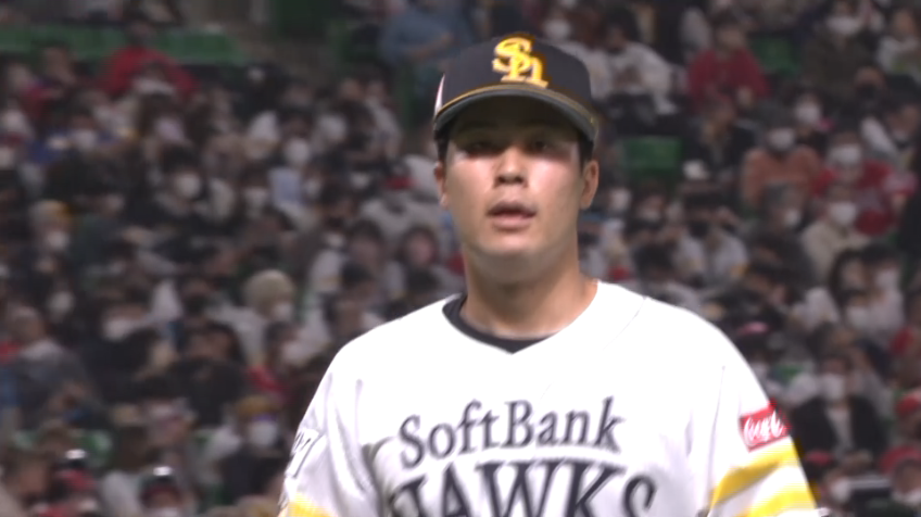 6回表・H藤井皓哉 ストレート勝負で三振を奪う!!