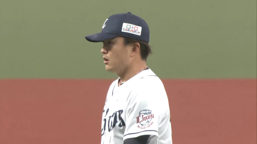 4回表・L佐々木健 2者連続三振を奪う!!