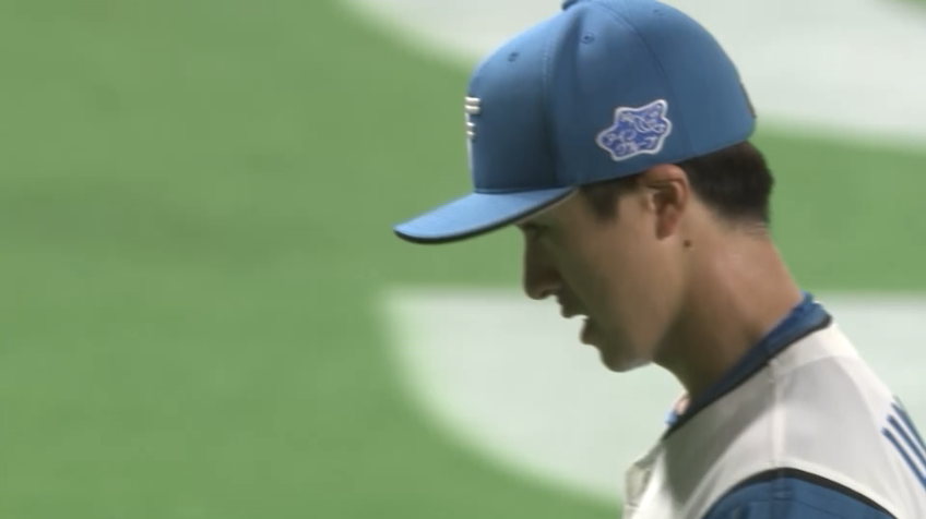 7回表・F上沢直之 気迫の三振でチームを鼓舞する!!