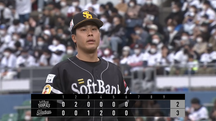 6回裏・H藤井皓哉 流れを引き寄せる!! 3者凡退に抑える好投をみせた!!