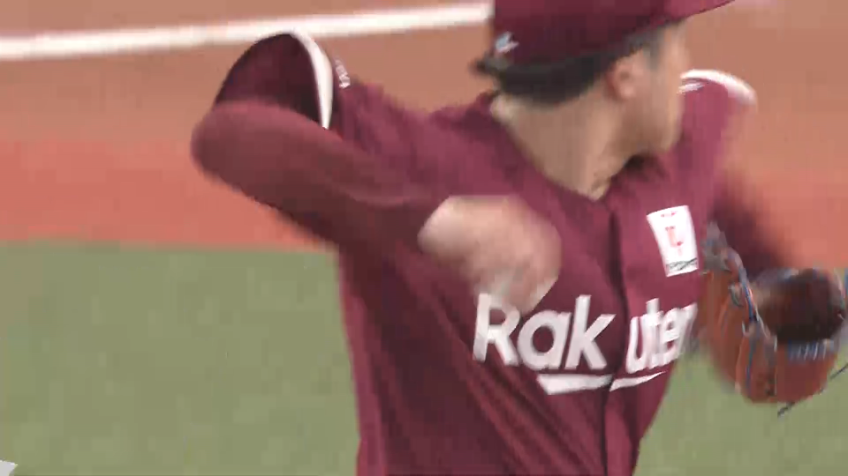 1回裏・E瀧中瞭太 ピンチの場面で強打者から代名詞のスローカーブで空振り三振を奪う!!