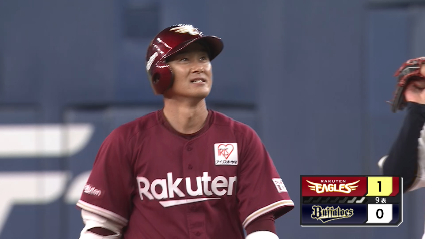 9回表・E銀次 指揮官の期待に応える終盤での先制タイムリーヒット!!