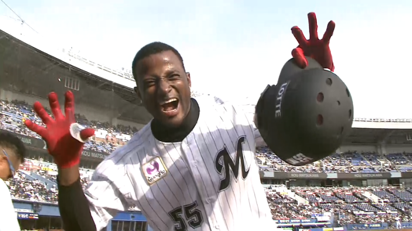 5回裏・Mエチェバリア 今シーズン第１号!! 反撃の狼煙を上げる!!