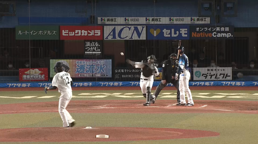 2回表・M松川虎生 昨年の盗塁王を見事な送球でアウトに!!