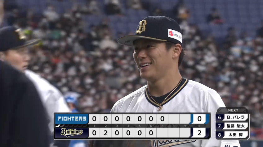 7回表・B山本由伸 流石のピッチング!! 7回無失点8奪三振の好投!!