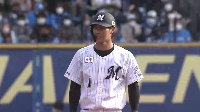 5回裏・M藤原恭大 盗塁を決めチャンスを広げる!!
