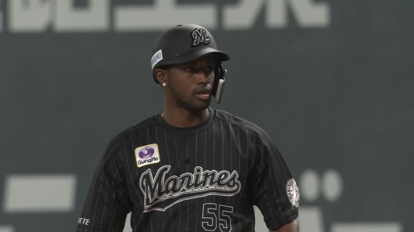 4回表・Mエチェバリア 先制となるタイムリーヒットを放つ!!