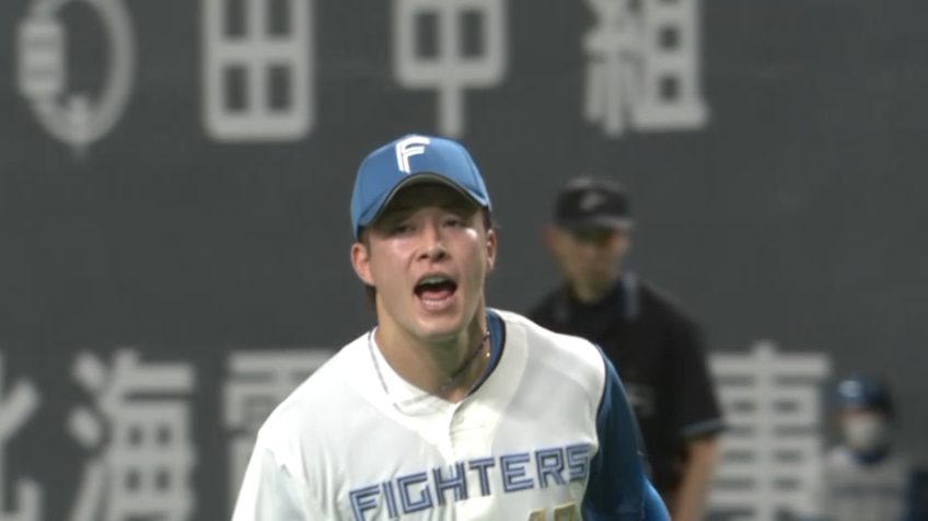 9回表・F吉田輝星 渾身のストレートで見逃し三振を奪う!!