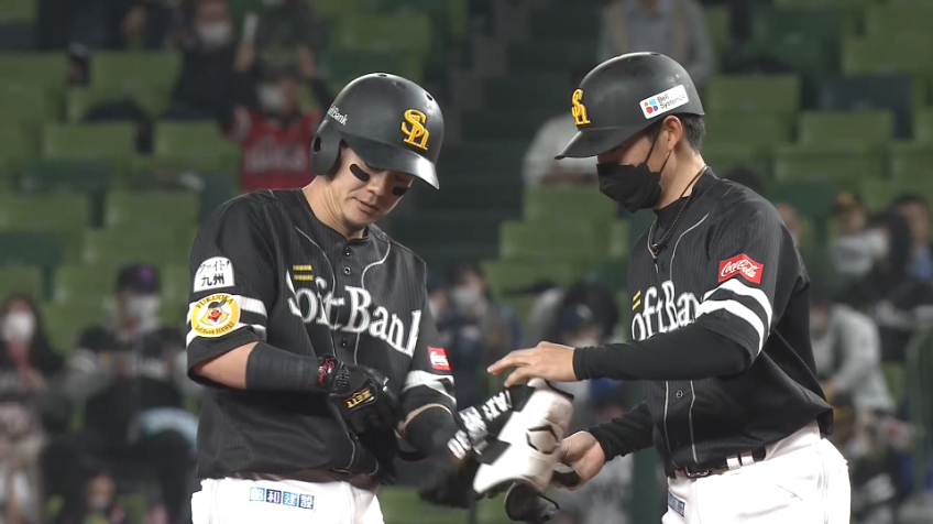 3回表・H牧原大成 タイムリーヒットで先制!!