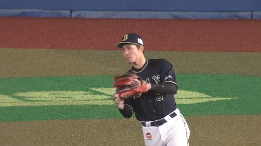 6回裏・B後藤駿太 ヒット性の当たりをランニングキャッチ!!