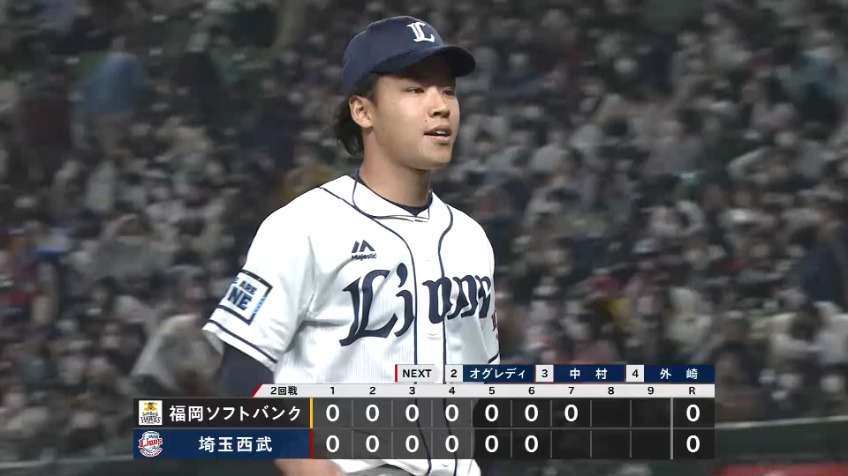 7回表・L水上由伸 ピンチの場面でマウンドを託されるも無失点で切り抜ける!!