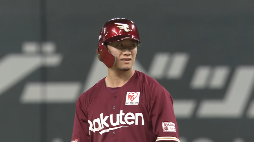 7回表・E西川遥輝 ライトへ強烈な一打!! 2点タイムリー2ベースで試合を振り出しに戻す!!
