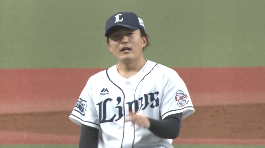 9回表・L佐々木健 ランナーを出すもこの回を無失点に抑えてゲームセット!!