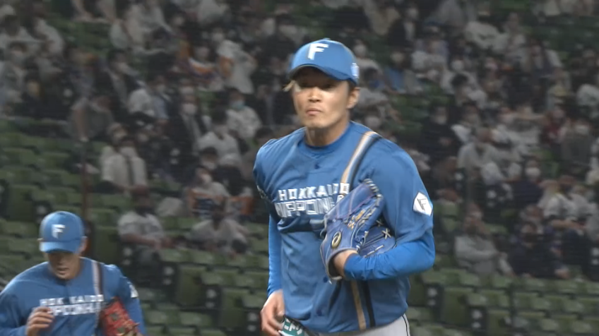 7回裏・L玉井大翔 三球三振!! 変化球で空振り三振を奪って見事な火消し!!