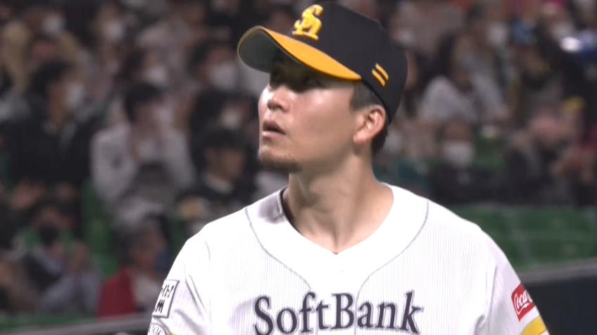 7回表・H千賀滉大 これぞエース!! 7回被安打3無失点のピッチングで試合を作る!!