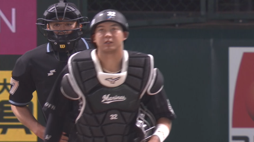 7回裏・M佐藤都志也 素早く正確な送球で盗塁を阻止する!!