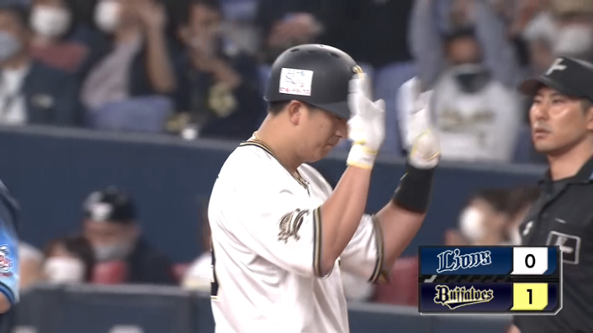 5回裏・B杉本裕太郎 待望の先制点!! チャンスの場面でタイムリーヒットを放つ!!