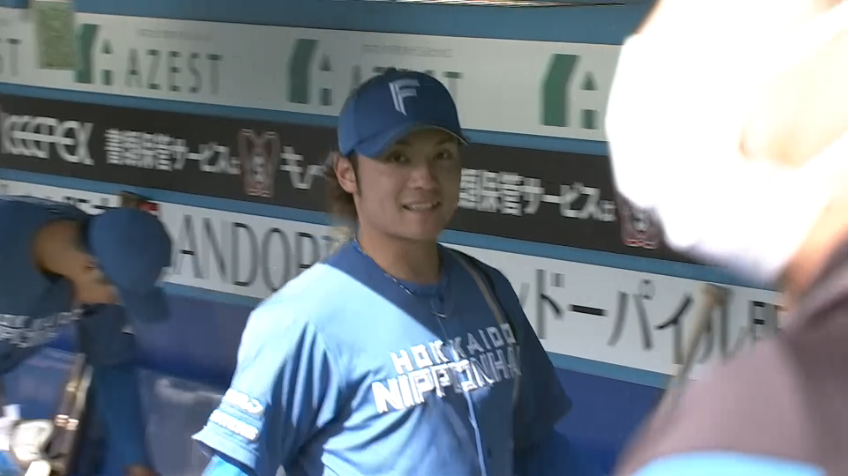 3回裏・F伊藤大海 ピンチを背負うもピッチャーゴロに打ち取り自分でベースを踏む!!