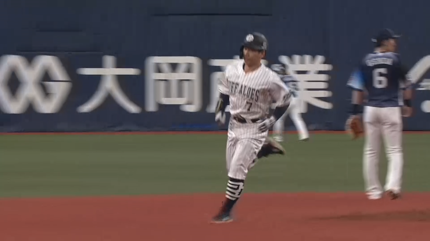 4回裏・B吉田正尚 4番の仕事!! 今季第1号ホームランは同点の一発!!