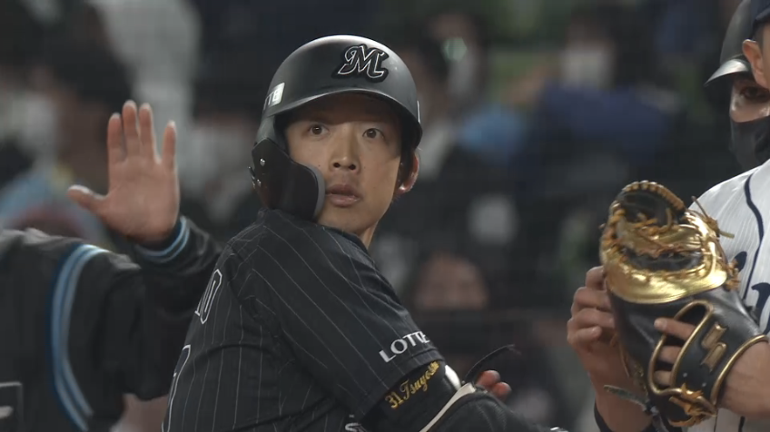 7回表・M菅野剛士 流れを変える一打!! この試合両チーム通じて初のヒットを放つ!!