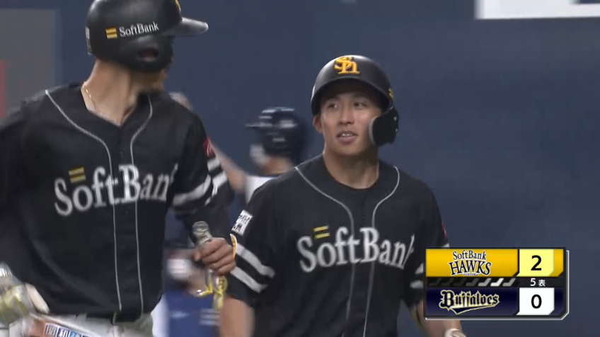 5回表・H野村勇 均衡破れる!! 嬉しいプロ初アーチが先制の2ランホームラン!!