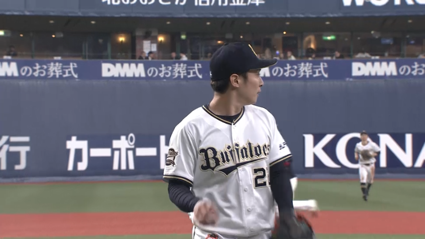 8回表・B村西良太 この回を無失点で抑え、流れを引き寄せる!!