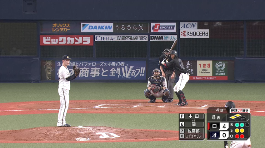 8回表・B本田仁海 空振り三振に抑え、ピンチを救う!!