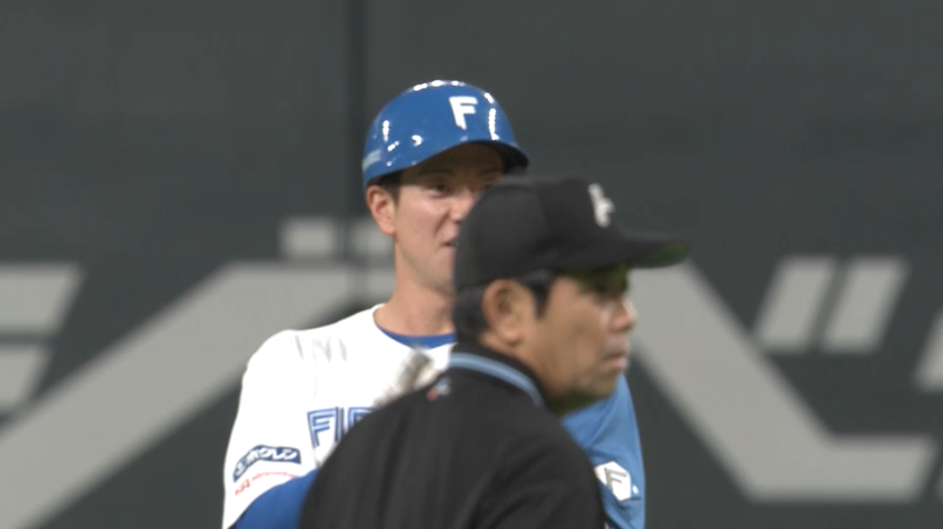 2回裏・F松本剛 貴重な追加点となるタイムリーヒット!!