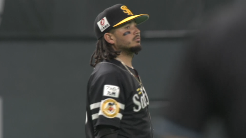 7回裏・Hガルビス これぞメジャークラスのファインプレー!!