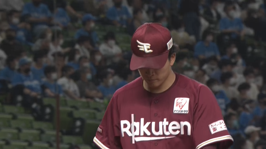 7回裏・E早川隆久 クールに淡々と!! 7回1失点の好投!!