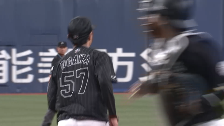 4回裏・M小川龍成 果敢な前進と素早い送球でアウトを奪う!!